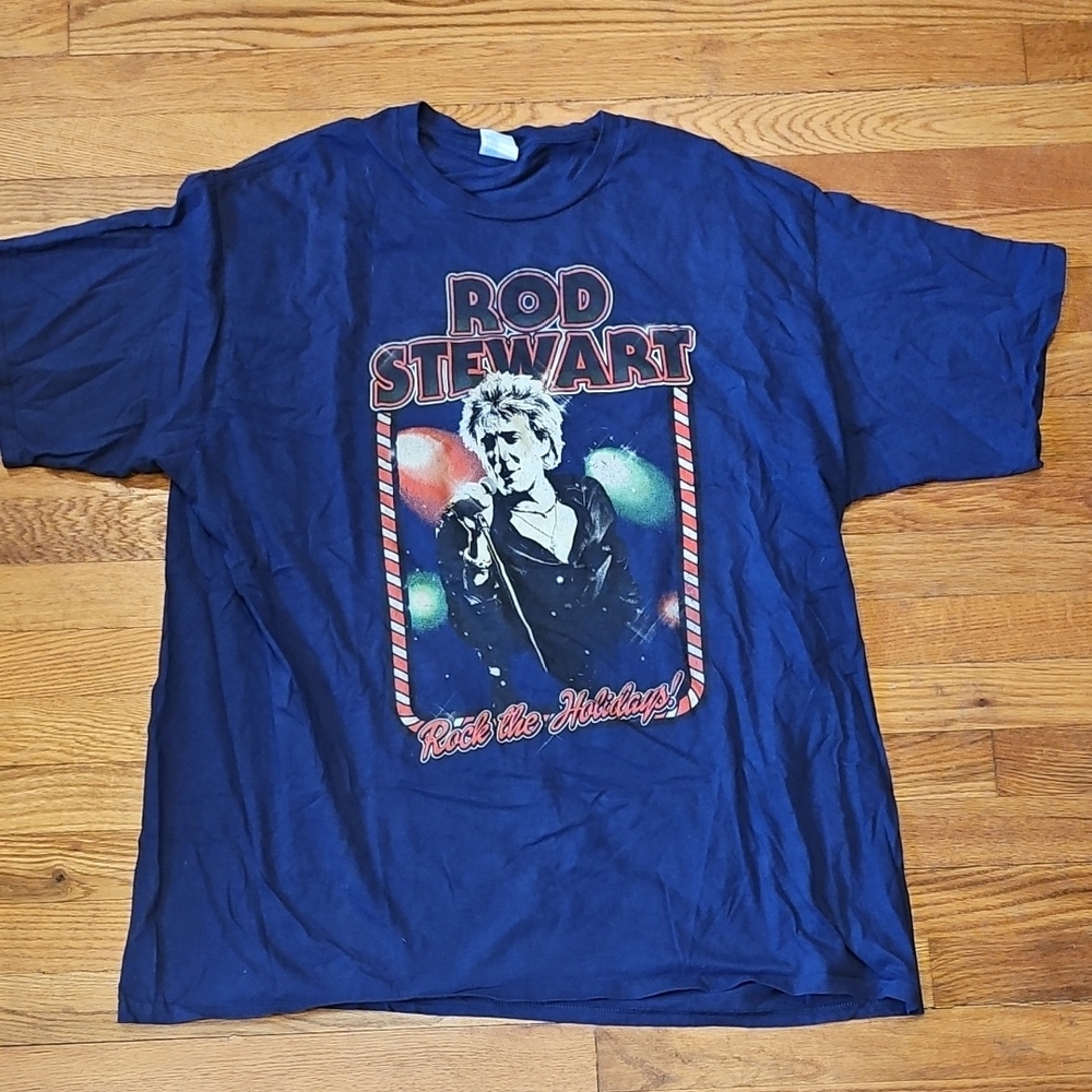 Port and Company Blue Graphic Tee